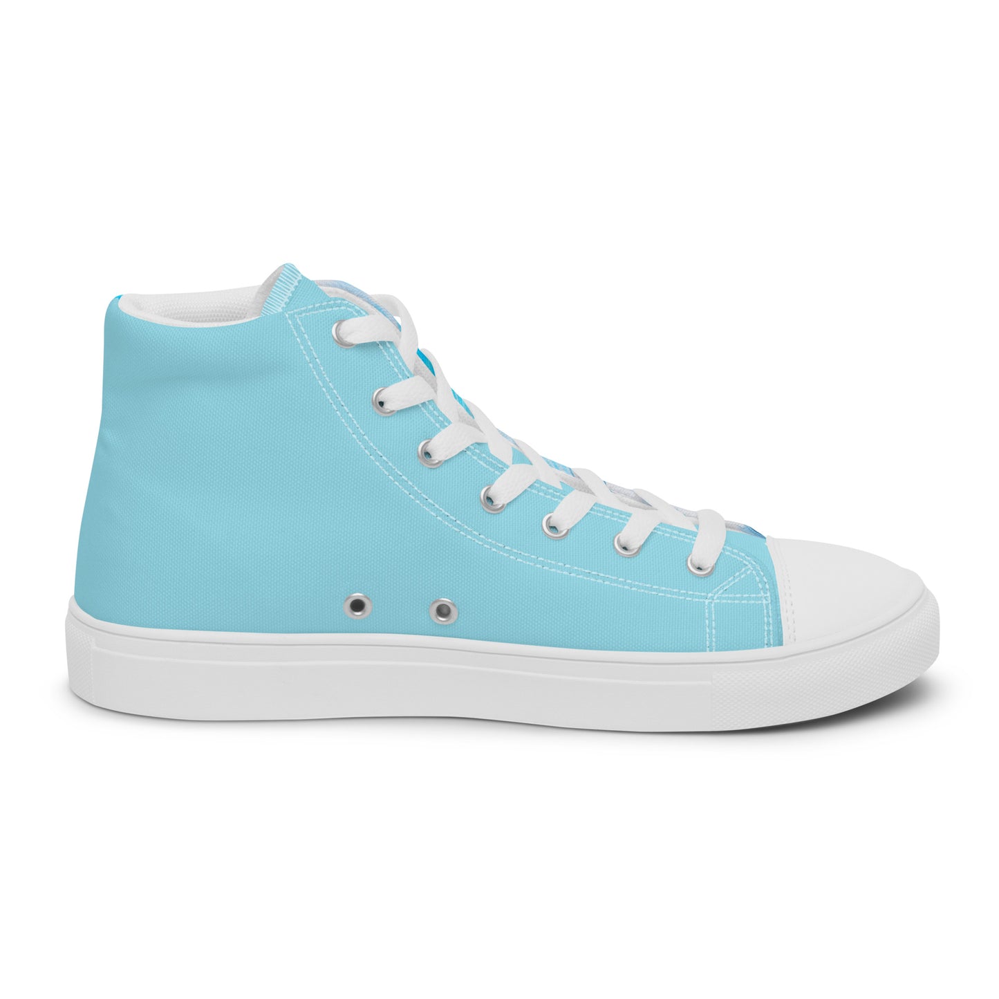Women’s high top canvas shoes - Butterfly (blue)