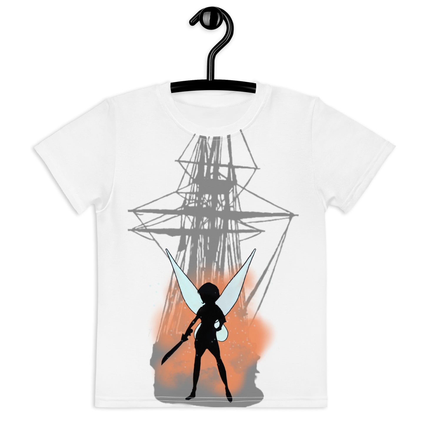 Kids crew neck t-shirt - Fairy (White)