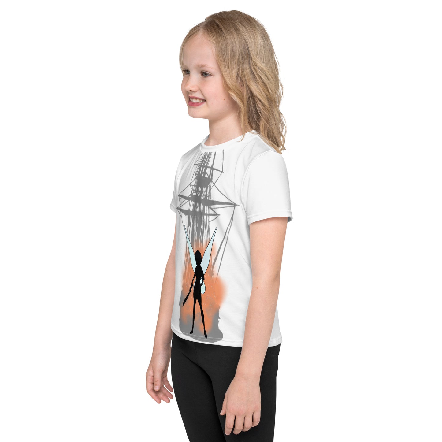 Kids crew neck t-shirt - Fairy (White)