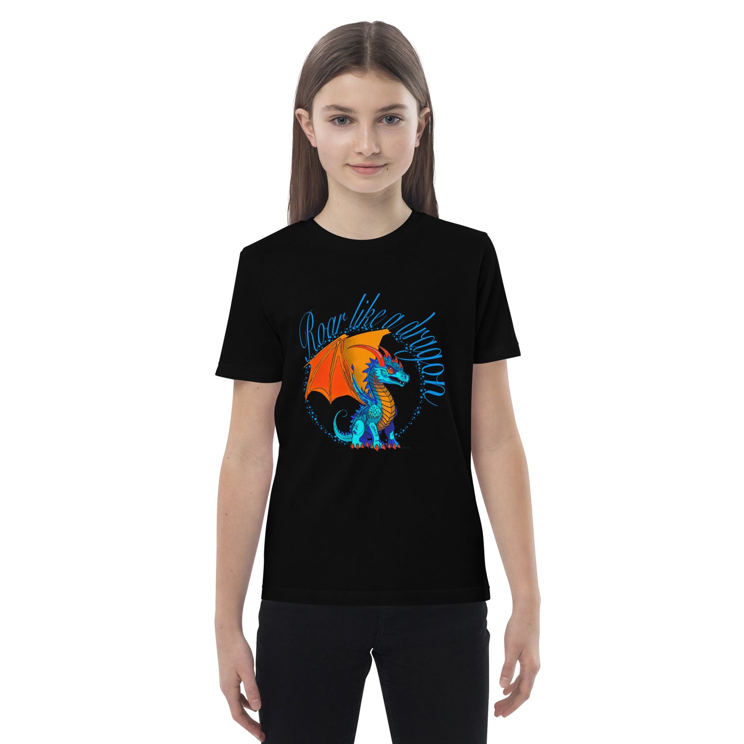Organic cotton kids t-shirt - Dragon