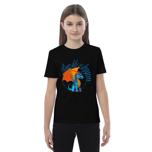 Organic cotton kids t-shirt - Dragon
