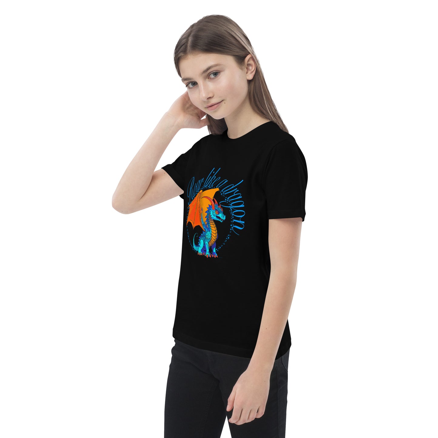 Organic cotton kids t-shirt - Dragon