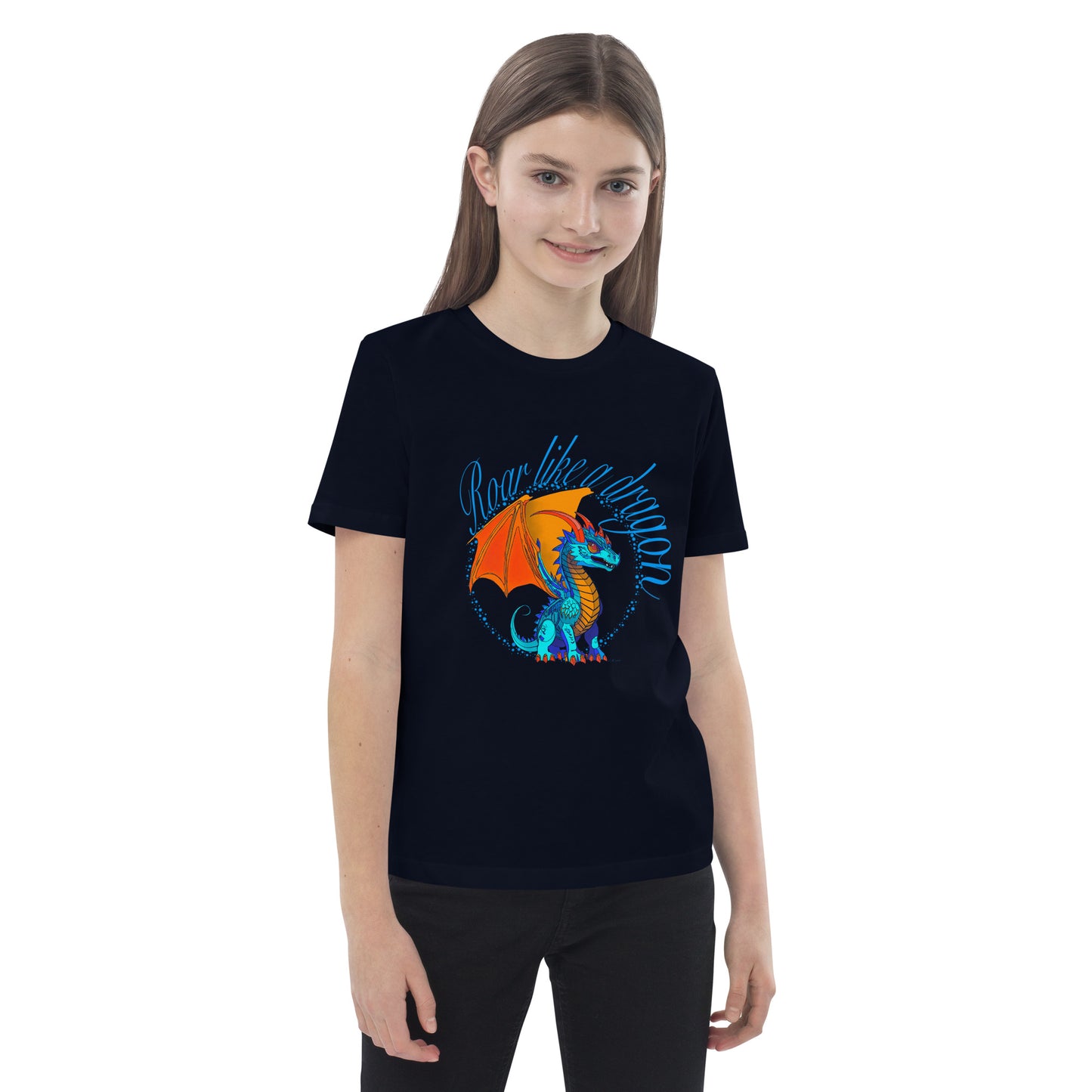Organic cotton kids t-shirt - Dragon