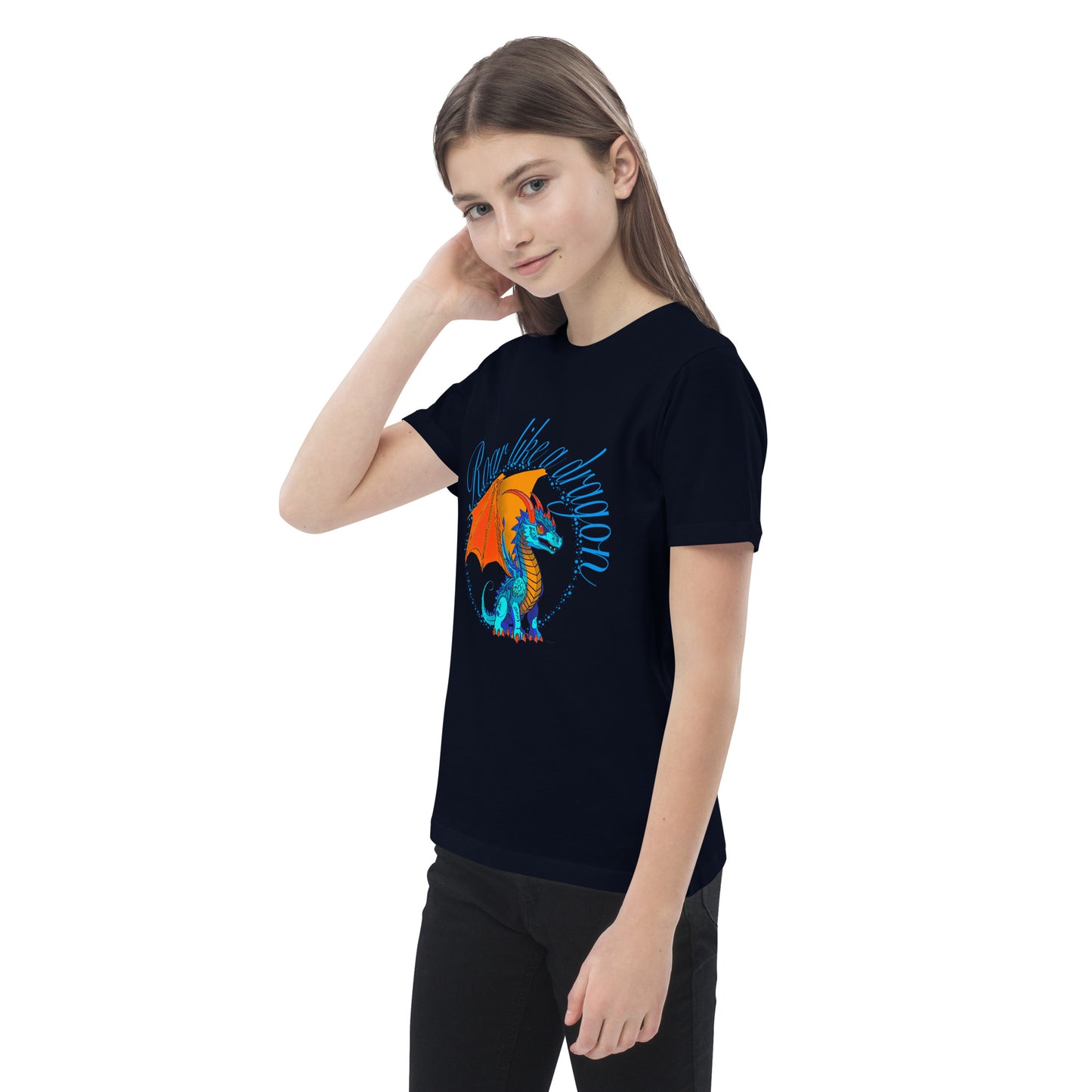 Organic cotton kids t-shirt - Dragon