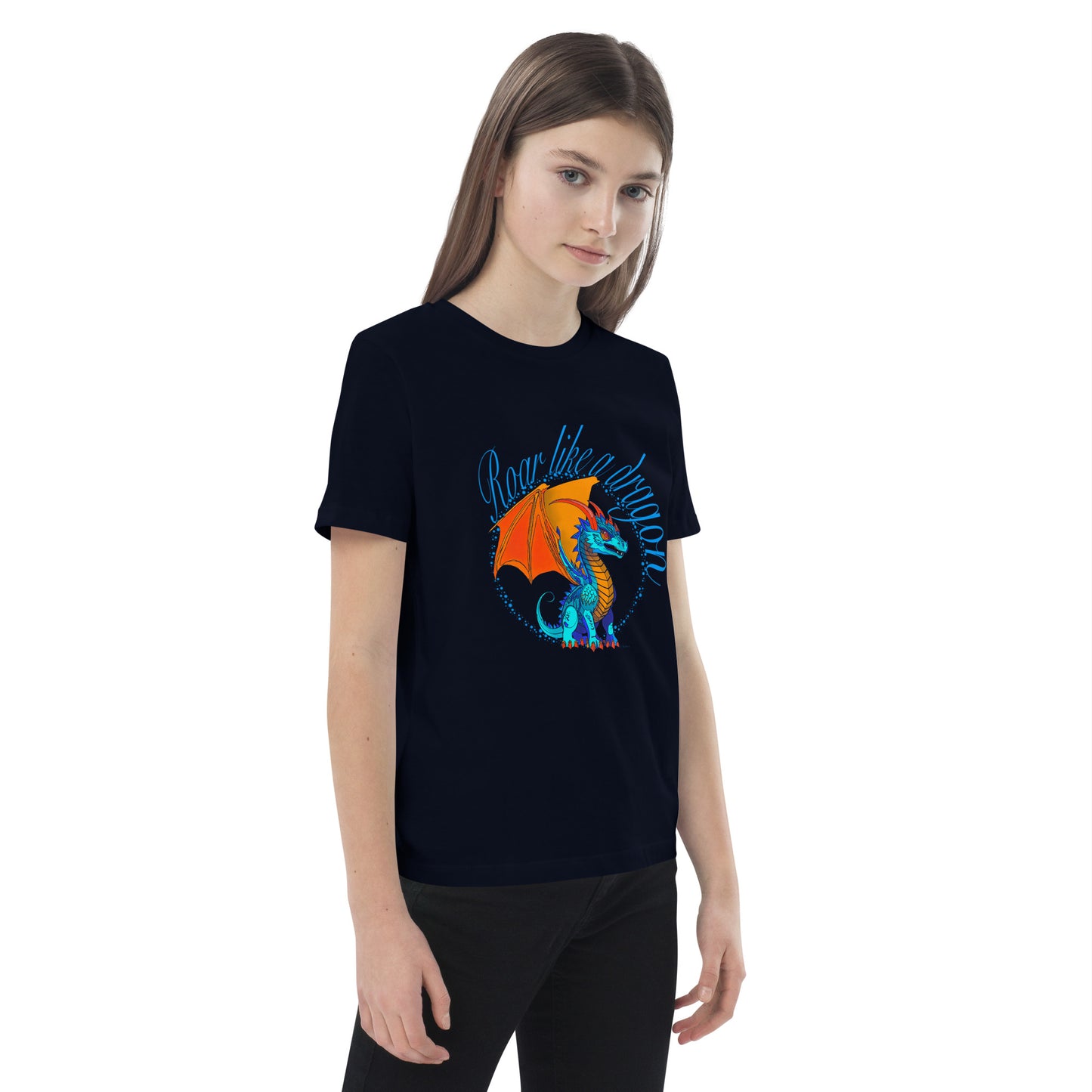 Organic cotton kids t-shirt - Dragon