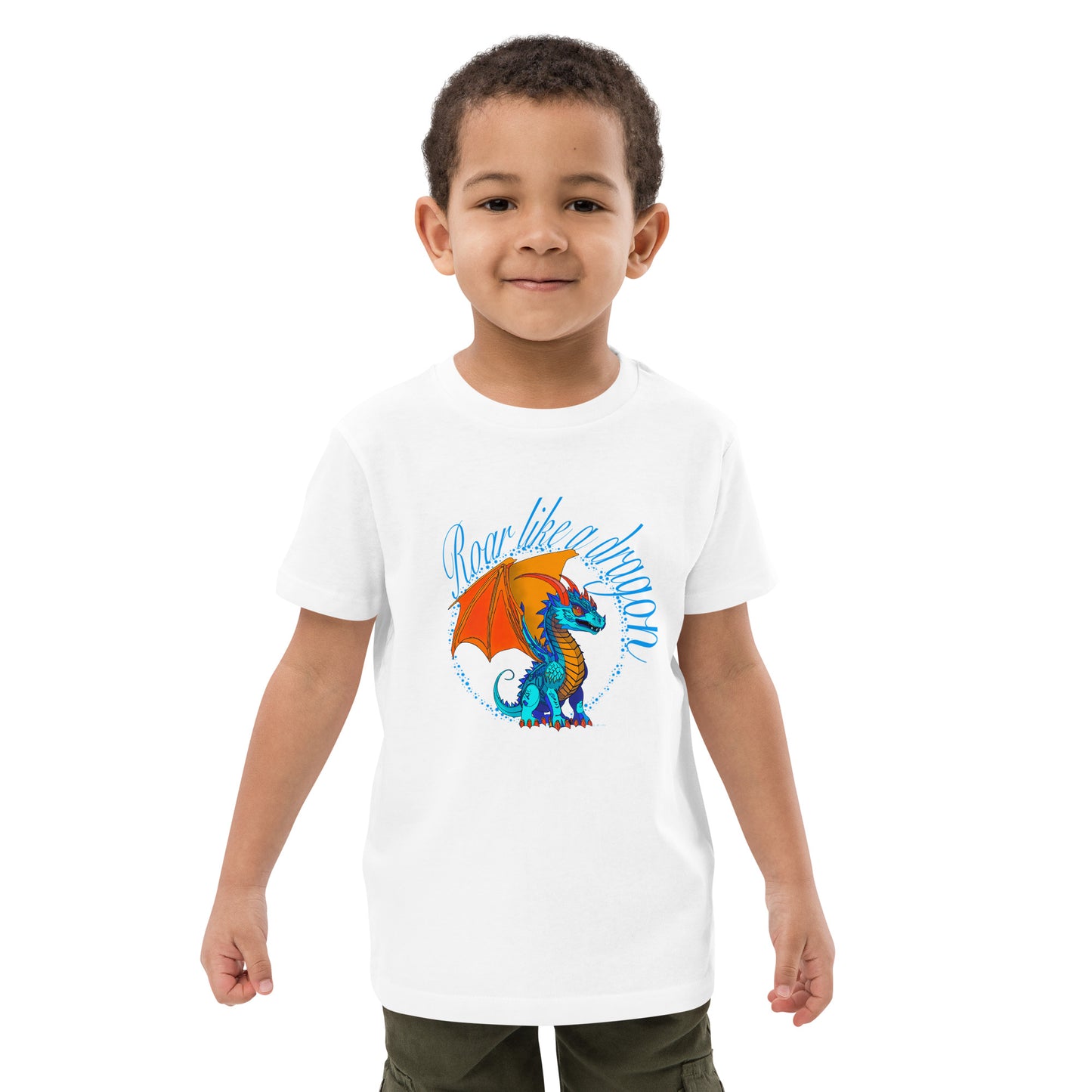 Organic cotton kids t-shirt - Dragon
