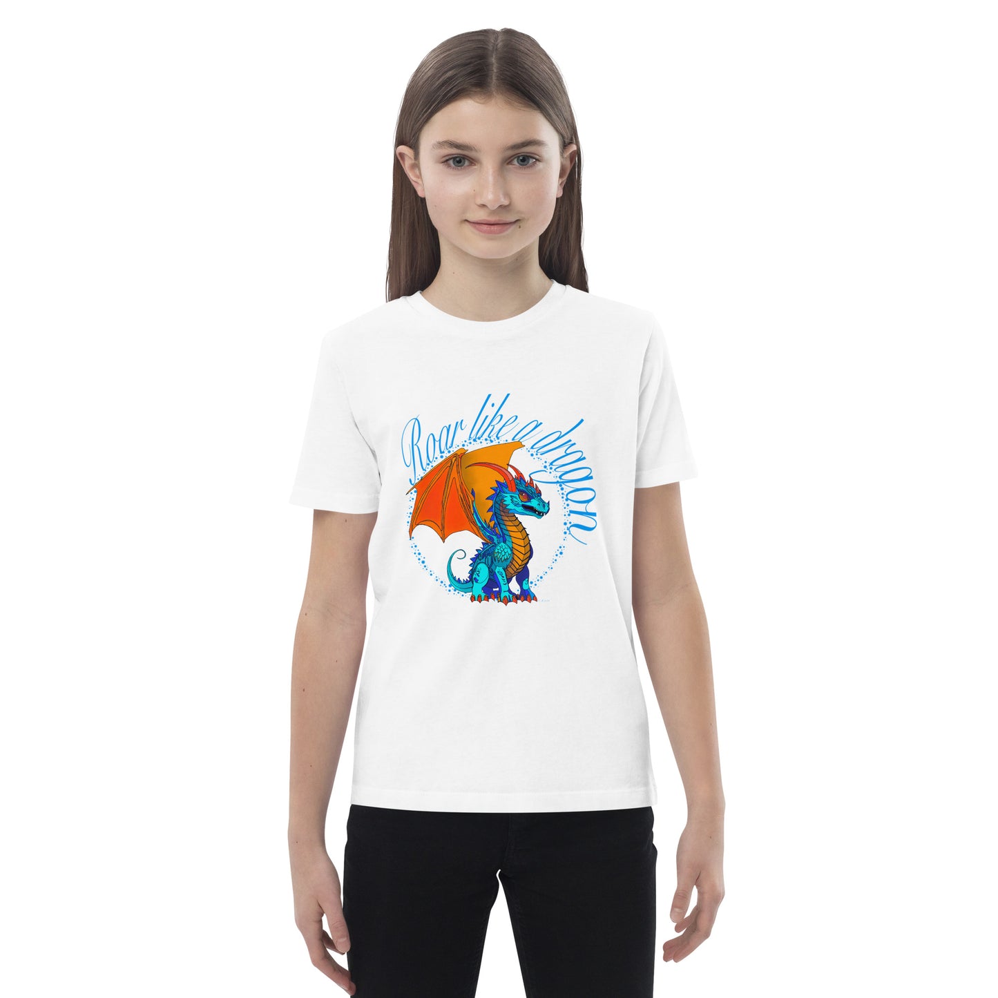 Organic cotton kids t-shirt - Dragon