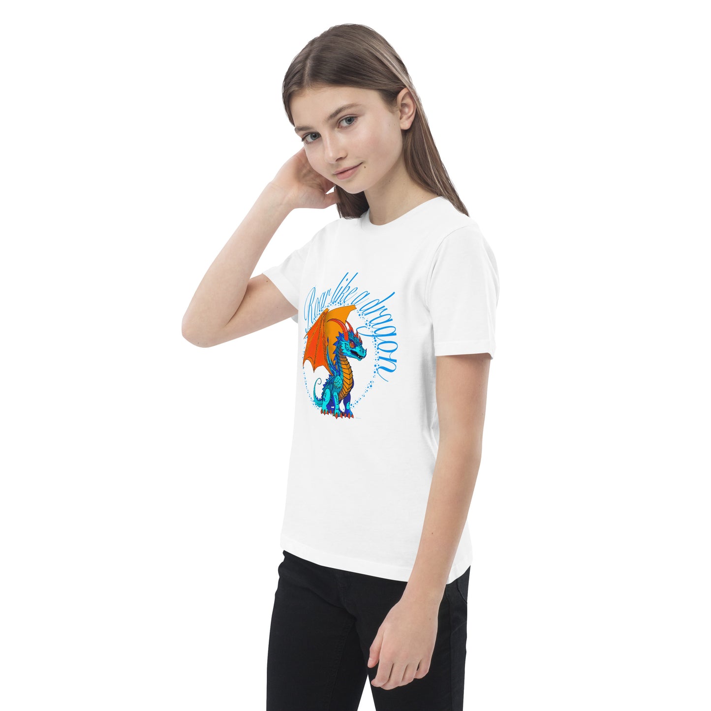Organic cotton kids t-shirt - Dragon