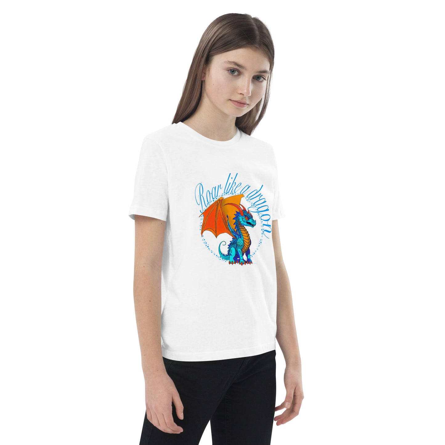 Organic cotton kids t-shirt - Dragon