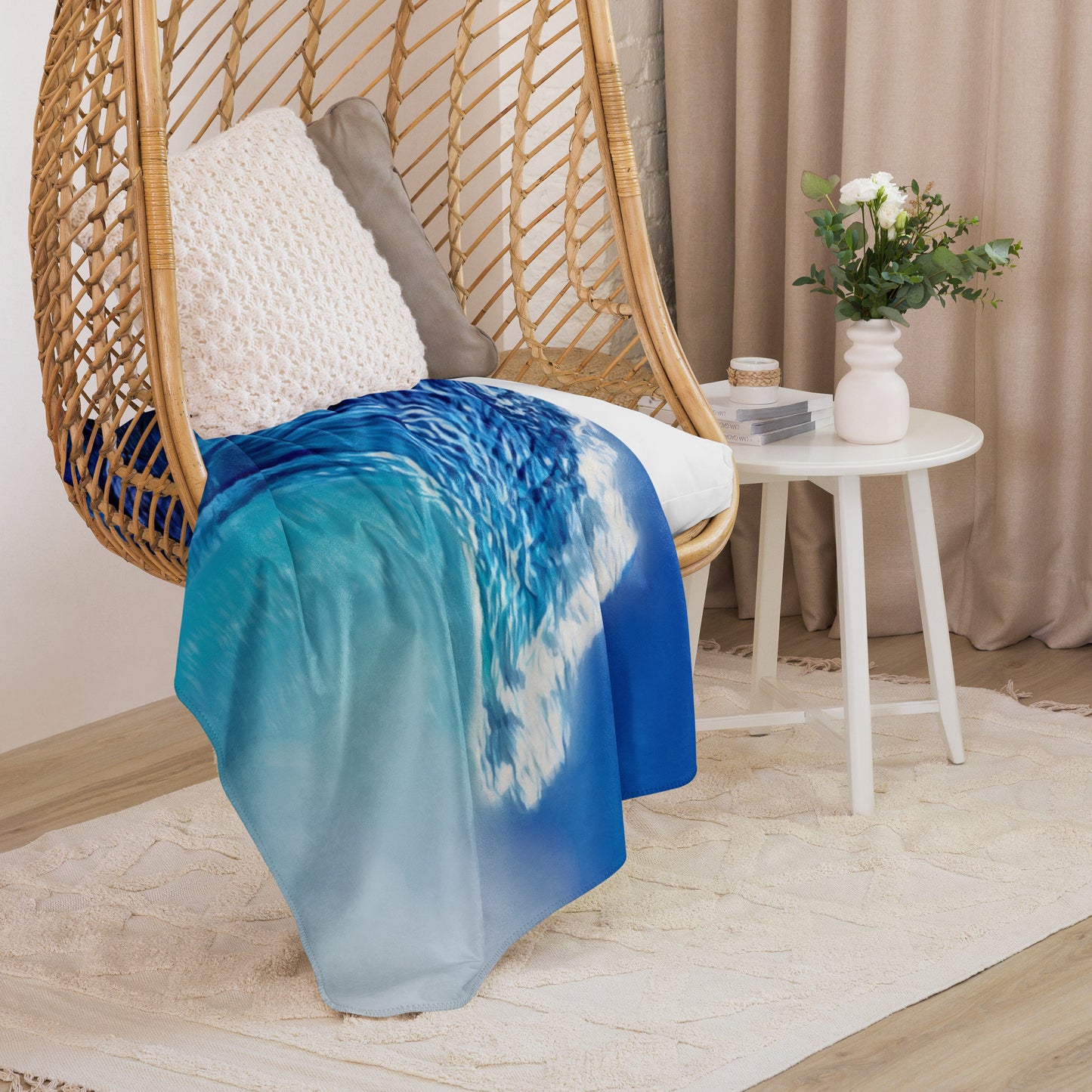 Sherpa blanket - Wave