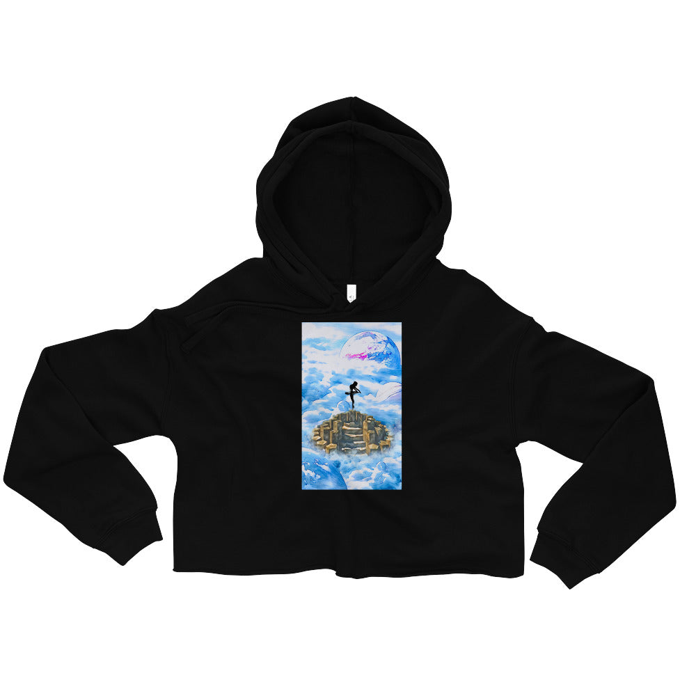Crop Hoodie - Ballerina on the Worlds