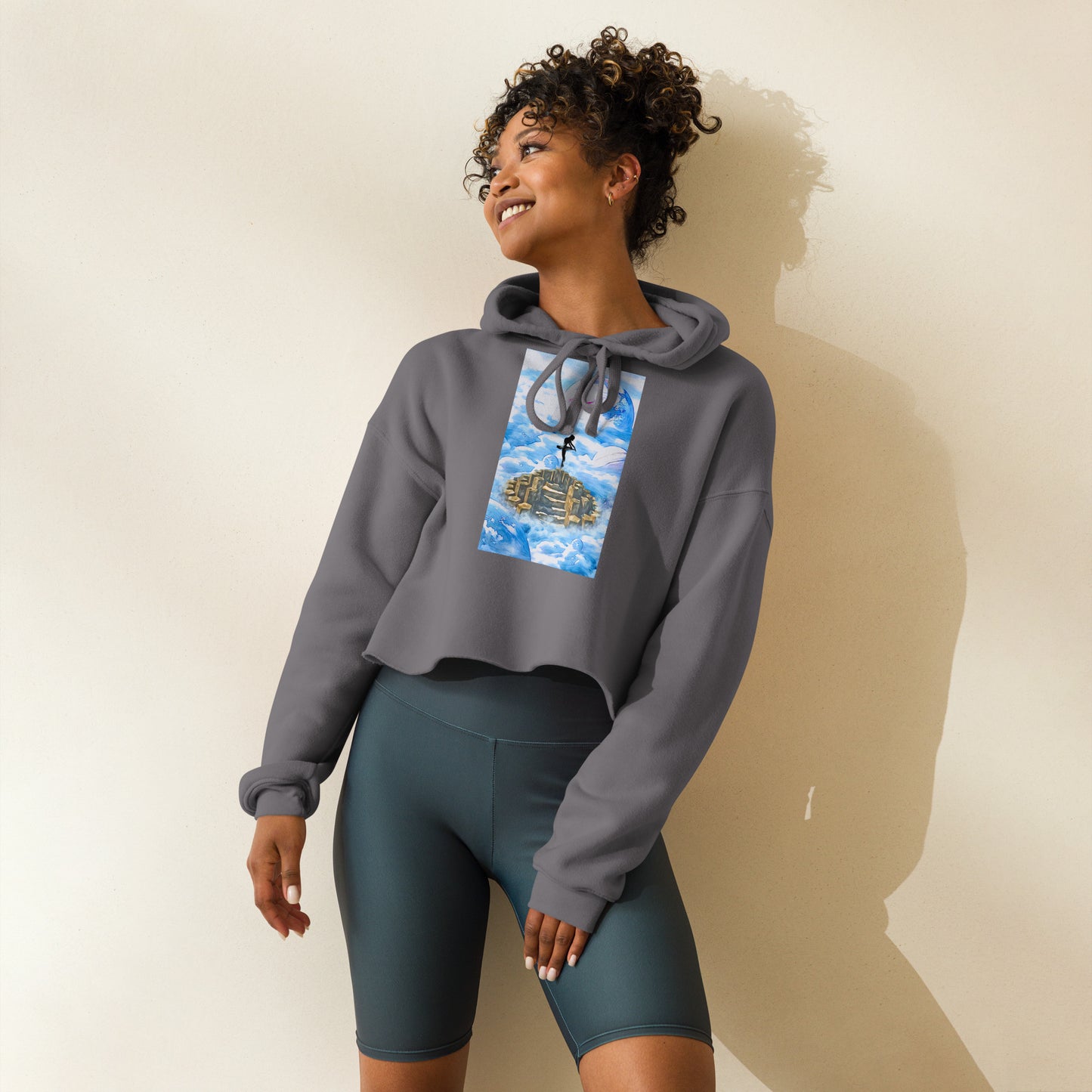 Crop Hoodie - Ballerina on the Worlds