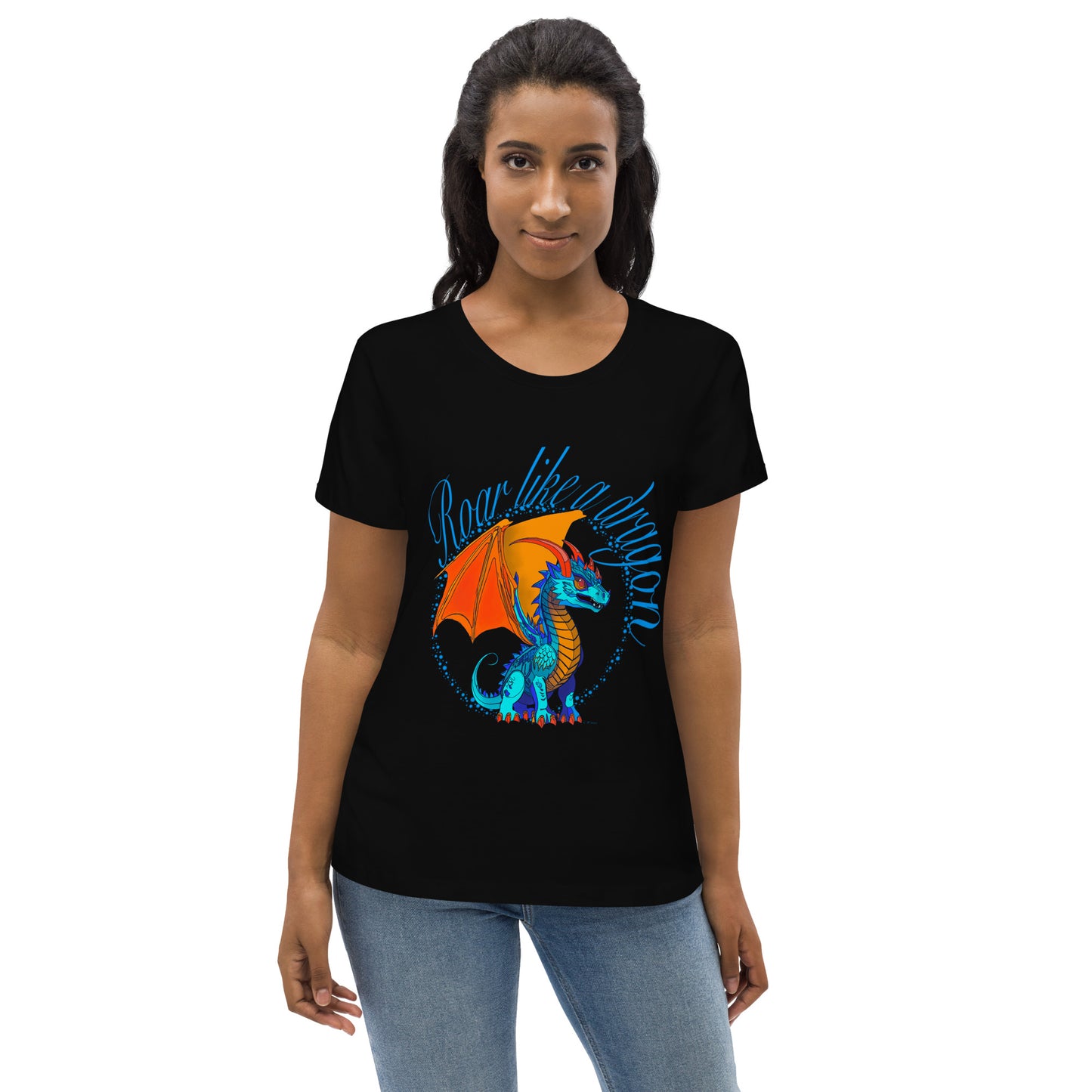 Women's fitted eco tee - Dragon