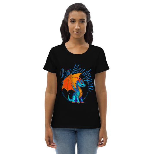 Women's fitted eco tee - Dragon