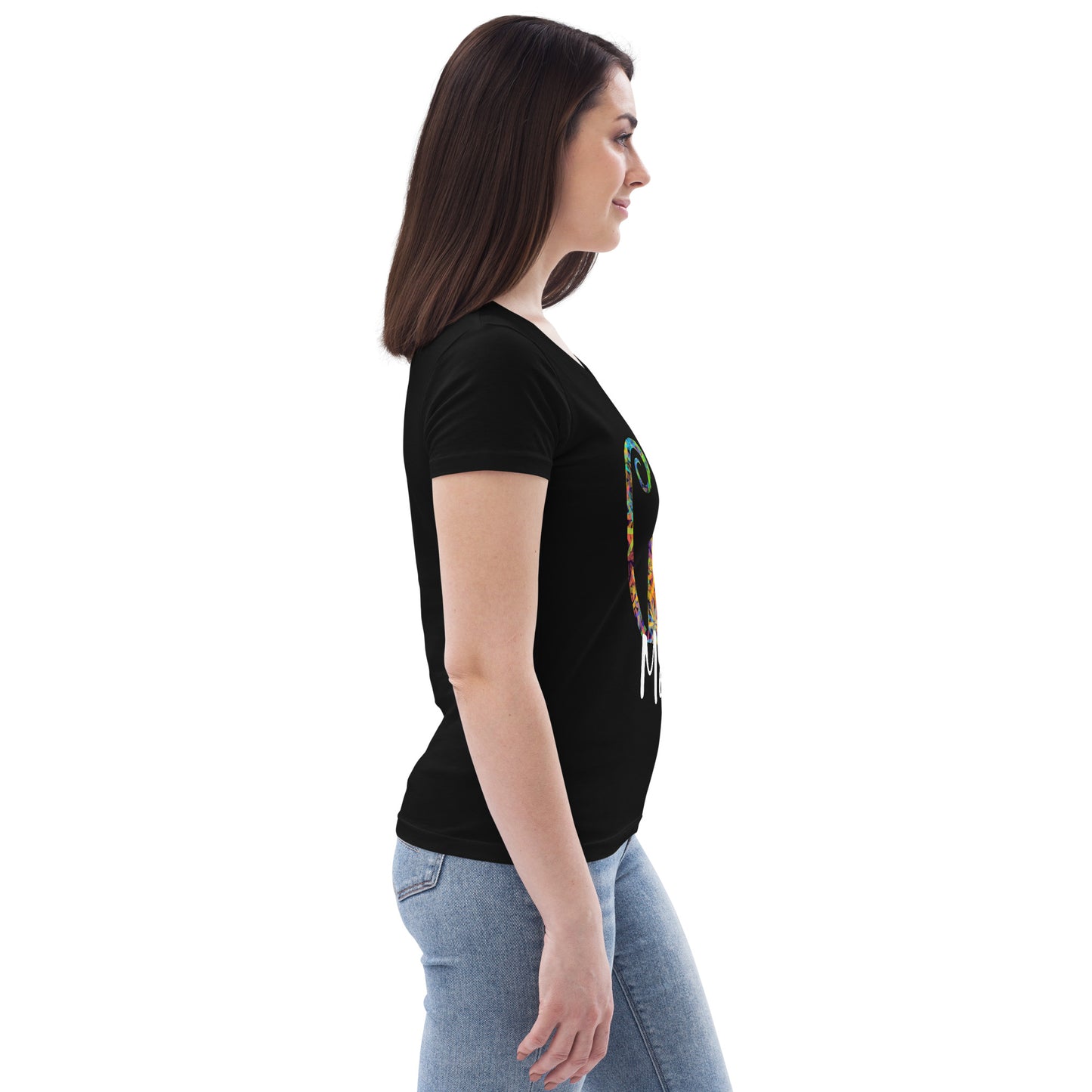 Women's fitted eco tee - Cat