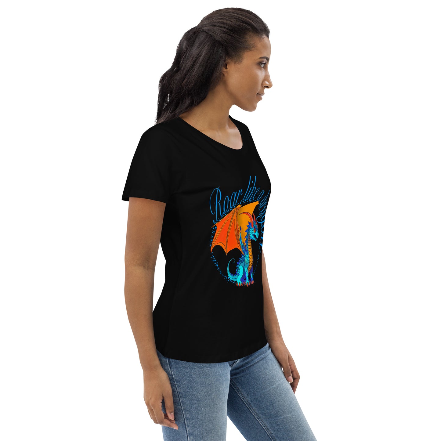 Women's fitted eco tee - Dragon