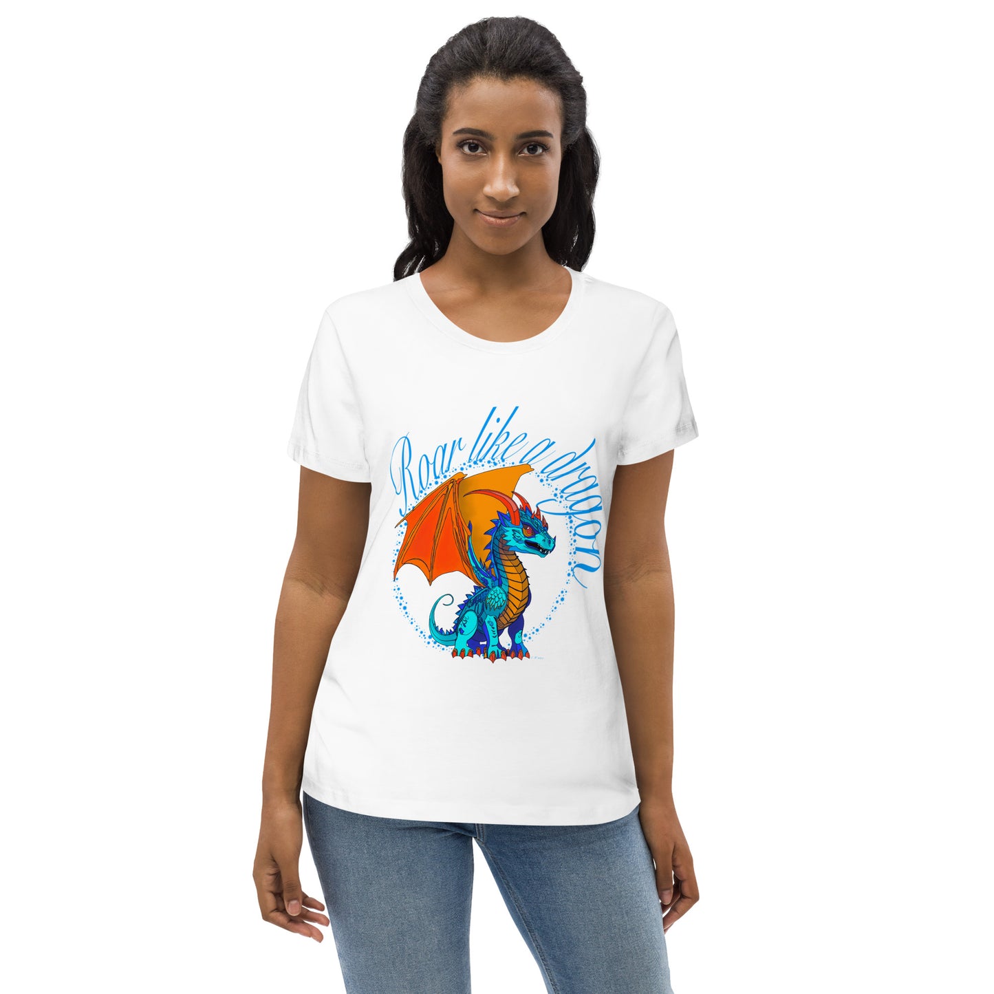 Women's fitted eco tee - Dragon