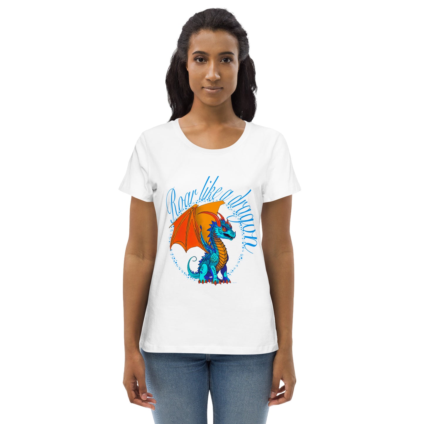 Women's fitted eco tee - Dragon
