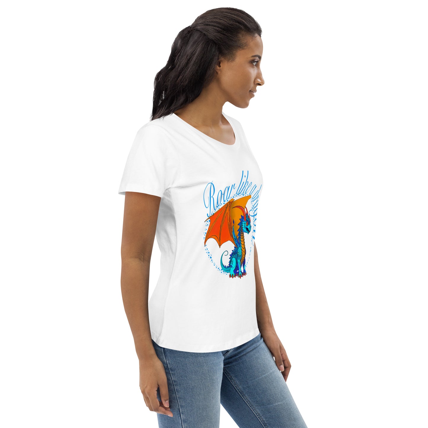 Women's fitted eco tee - Dragon
