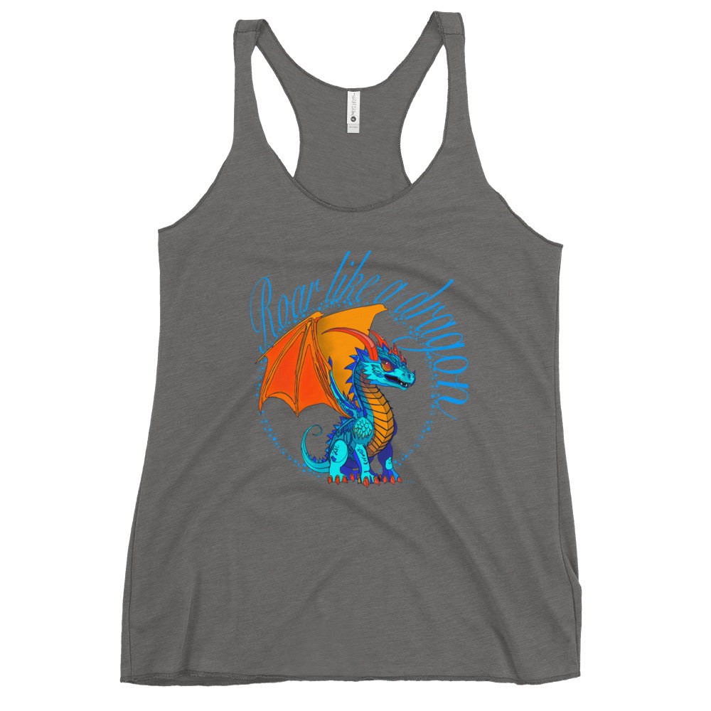 Women's Racerback Tank - Dragon