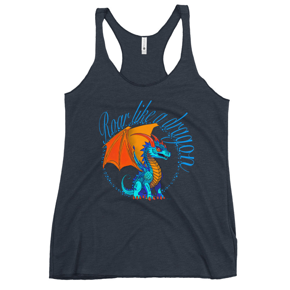 Women's Racerback Tank - Dragon