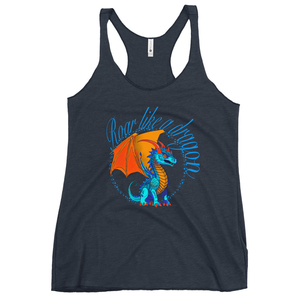 Women's Racerback Tank - Dragon